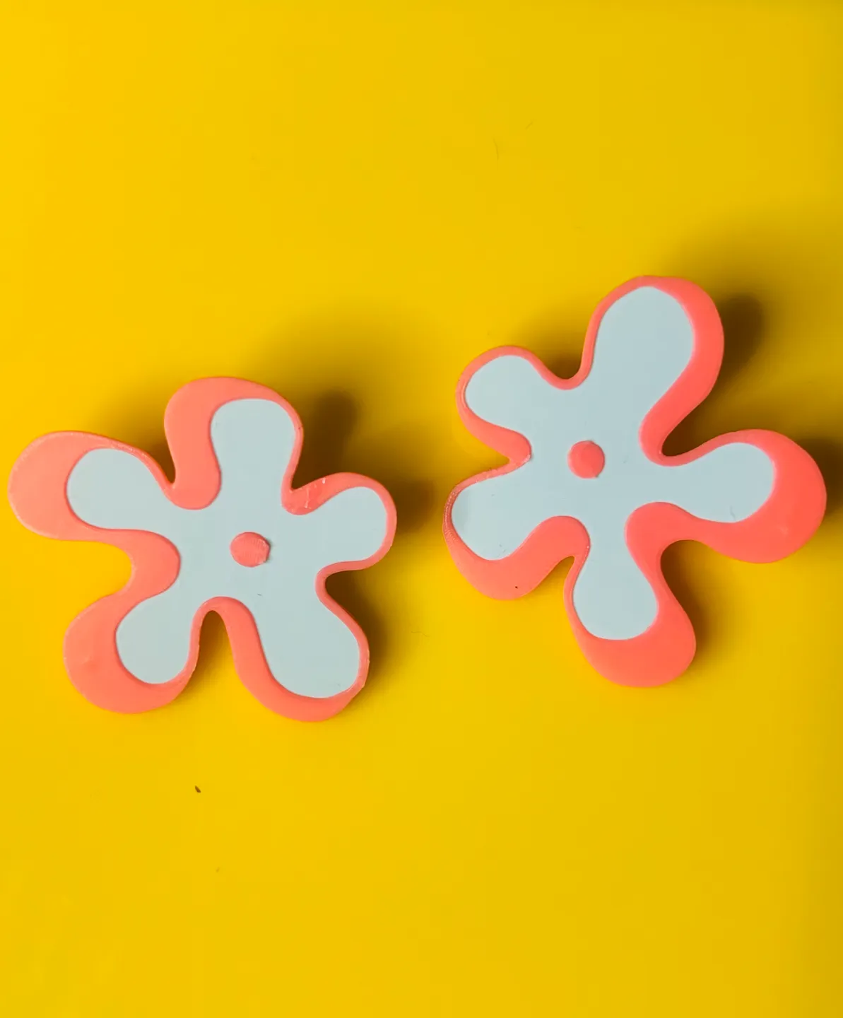 Pendientes flor view 3