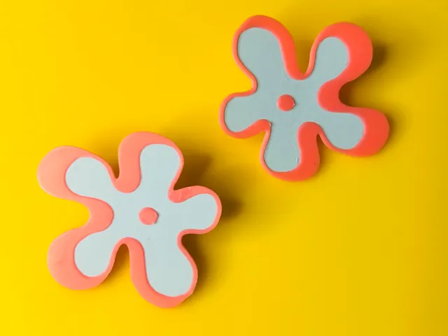 Pendientes flor