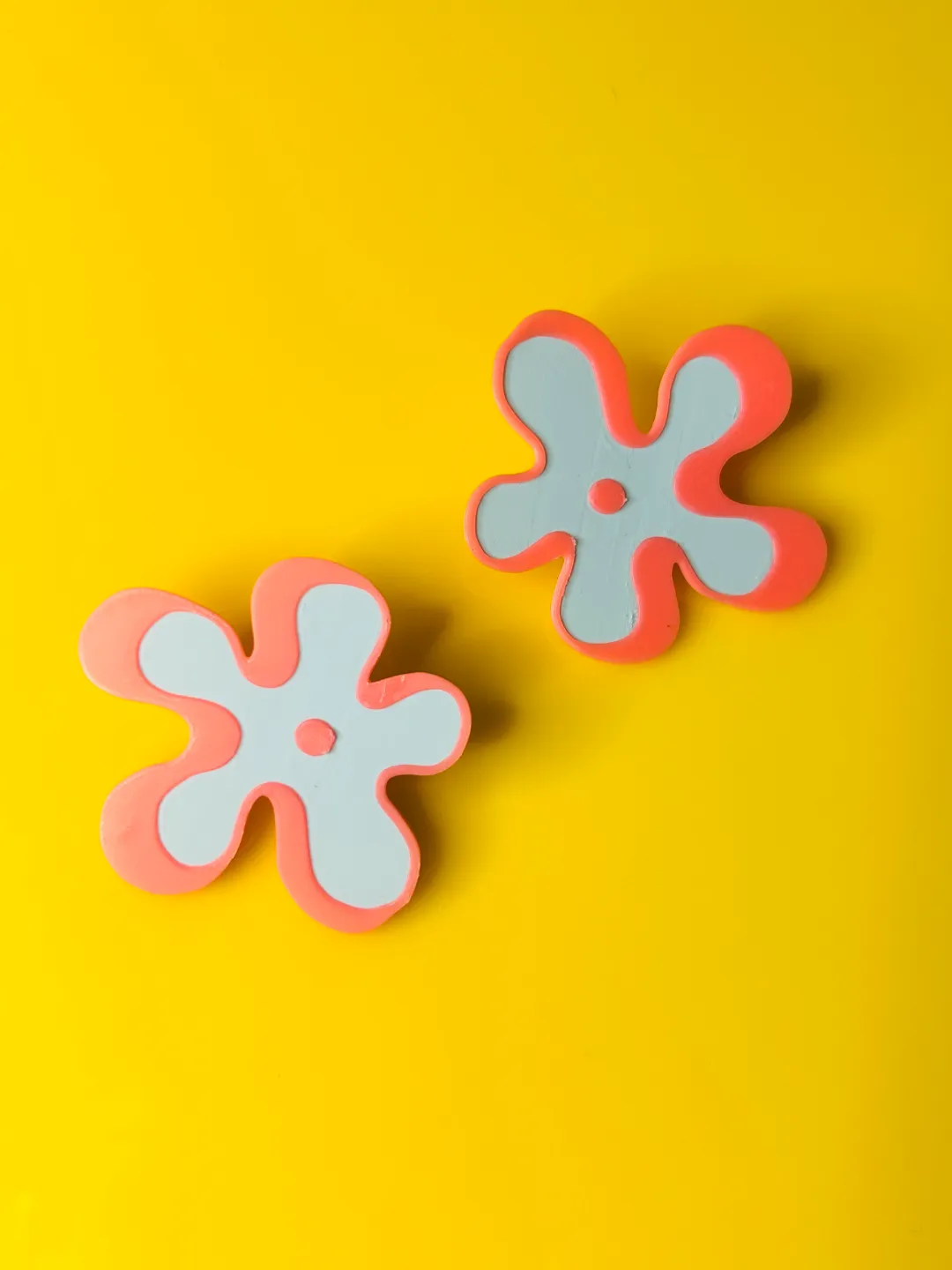 Pendientes flor view 2