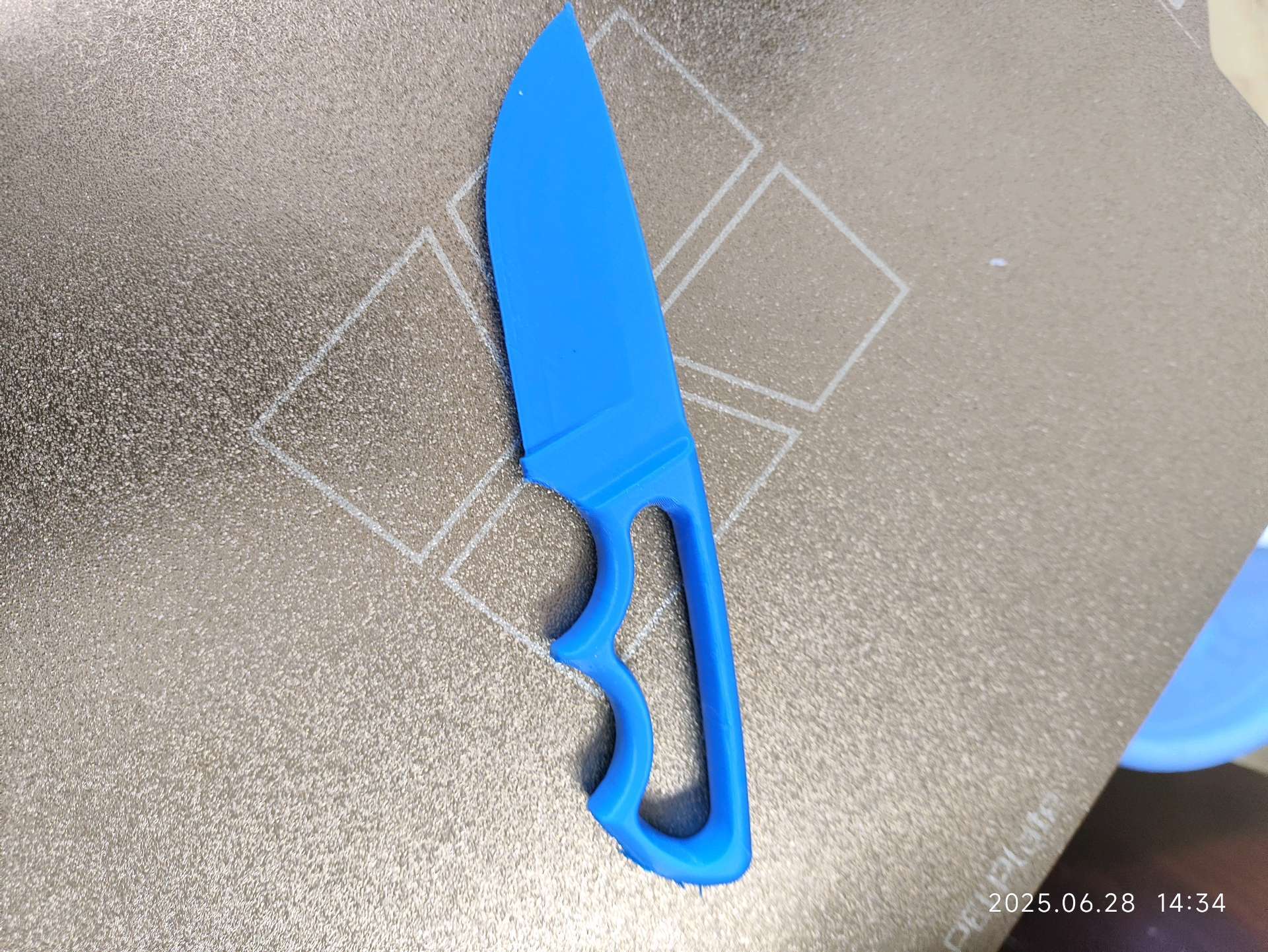 Miniatura 2 do modelo 3D 镂空匕首 40分钟快速打印