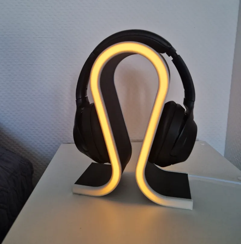 Headphone holder and Night Lamp 