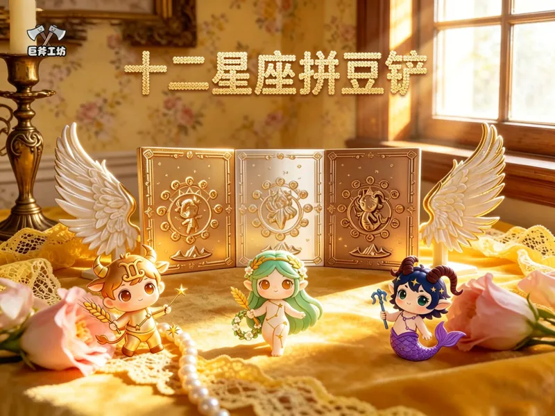 巨斧工坊GIFLAB十二星座15道拼豆豆铲（土象星座）