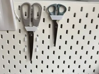 Ikea Skadis scissors holder