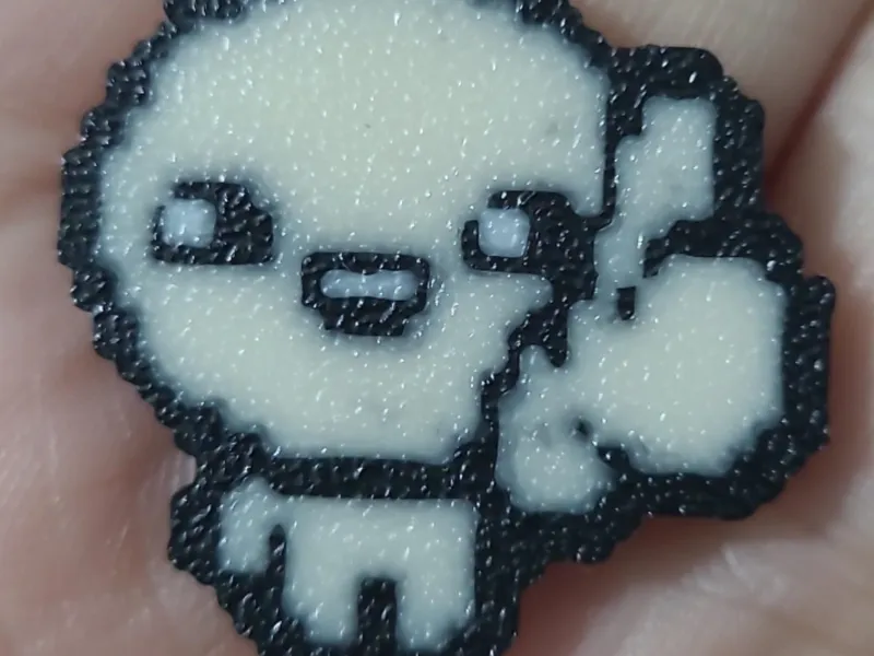 The Binding of Isaac Thumbs Up Keychain