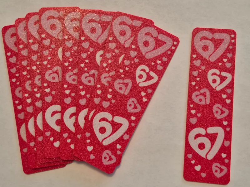 Valentine's 67 Bookmark