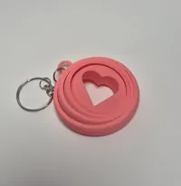 Porte-clés fidget gyroscope cœur — photo 5