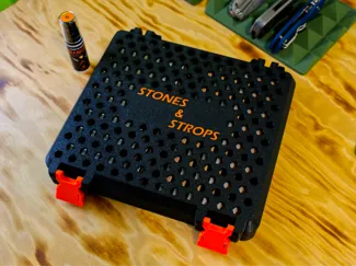 Case for sharpening stones and strops 6"