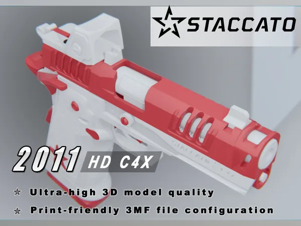 Porte-clés fidget réplique Staccato HD C4X