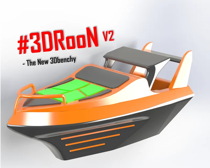 V2_#3D RooN - Banbu Lab XYZ - The New Benchy