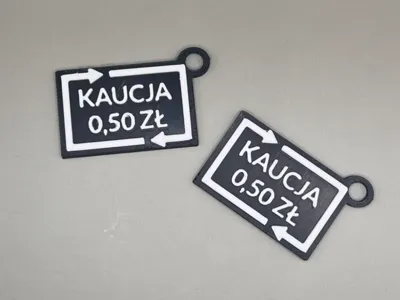 Kucja 50gr Brelok kaucyjny NO AMS