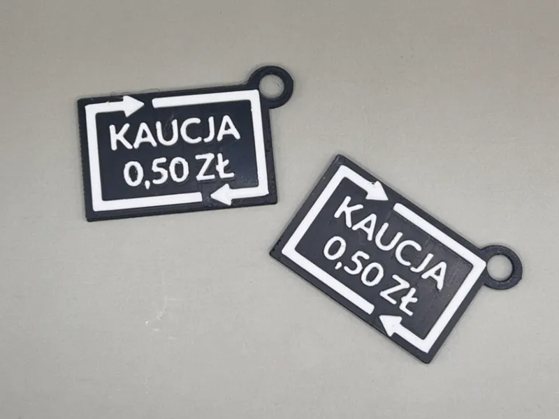 Kucja 50gr Brelok kaucyjny NO AMS