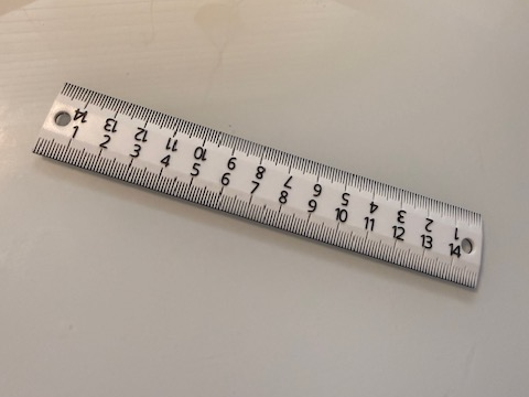 A Ruler Worth Printing — No AMS, tapered, 3 Sizes