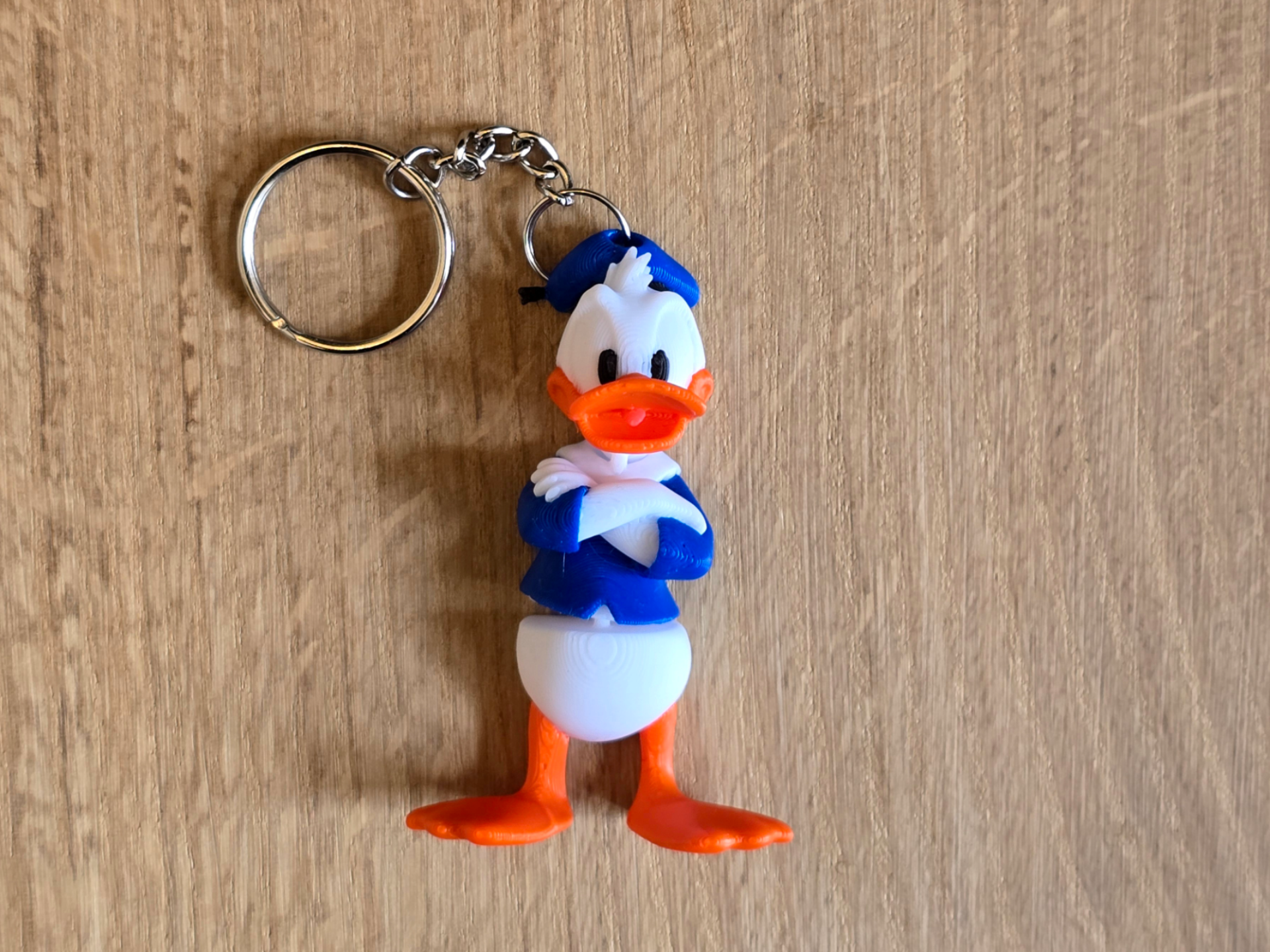 Donald Duck flexi keychain