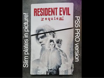 PS5 PRO Plates Resident Evil Requiem Grace & Leon