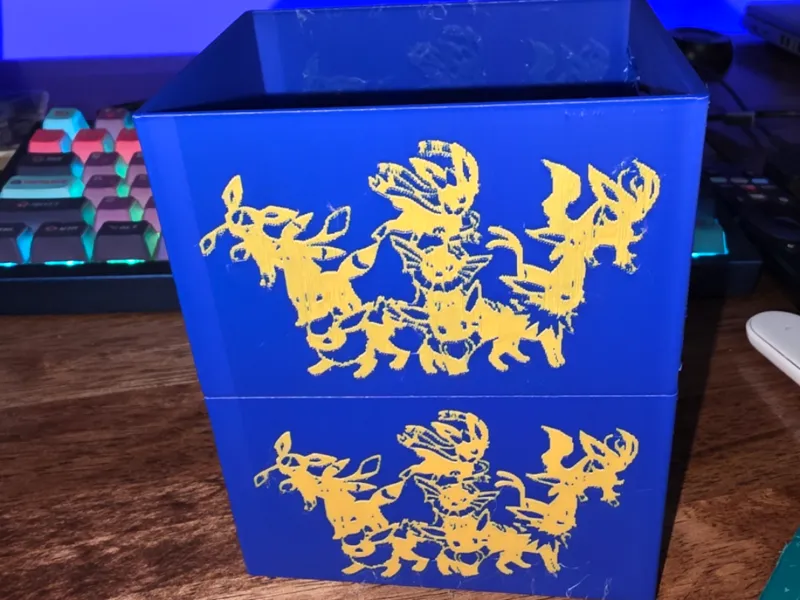 Card Sleeve Caddy - Eevee Evolutions version