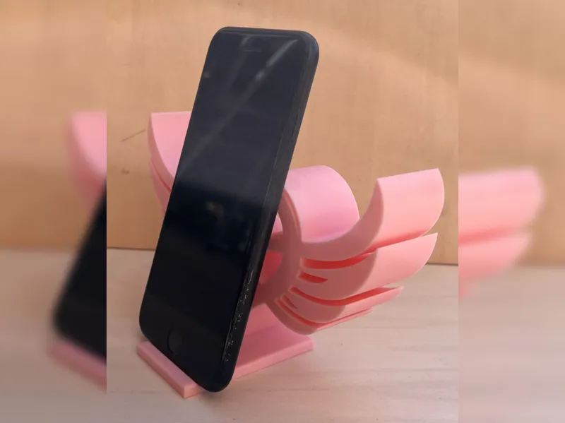 porte téléphone coeur ailé