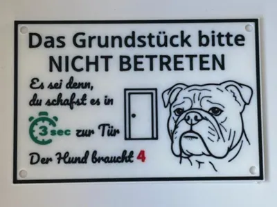 Funny Dog Sign