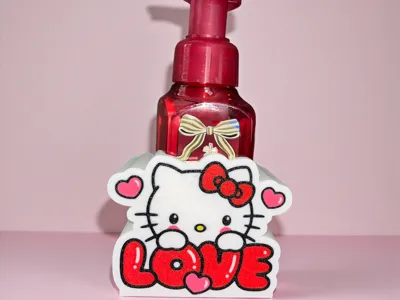 Valentine Hello Kitty Soap Dispenser