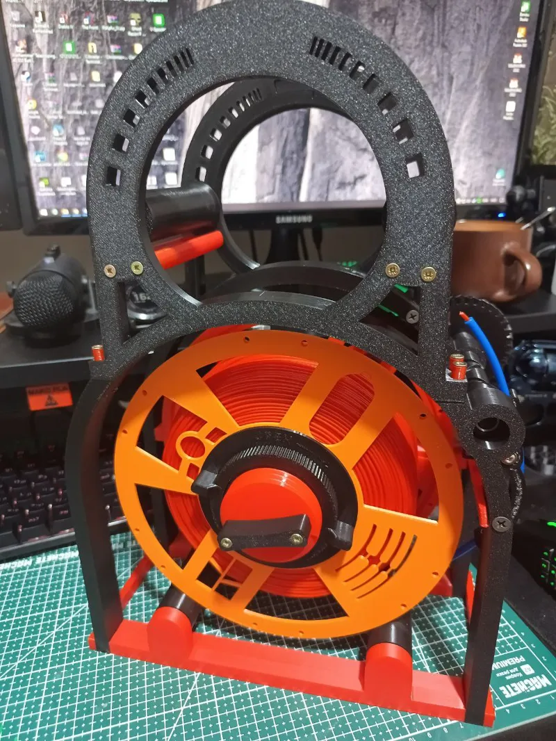 baBambu Lab Re-Usable Spool+tag for V-Spooler