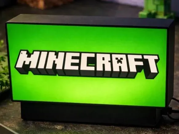 Minecraft logo lightbox
