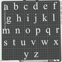 Alphabet minuscules style Times New Roman — photo 6