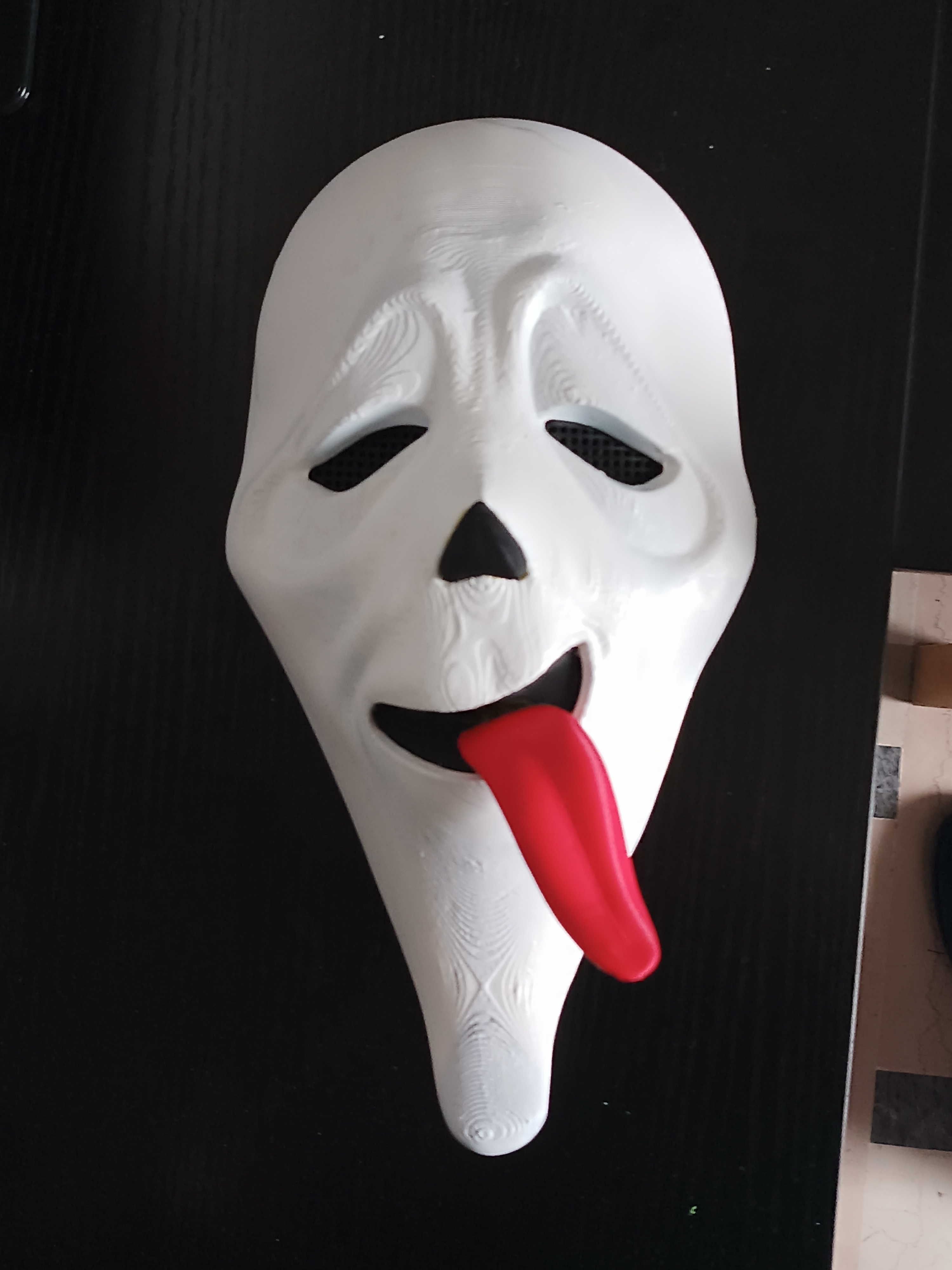 The Ghost Face Wassup Scary Movie Wearable Mask - 1