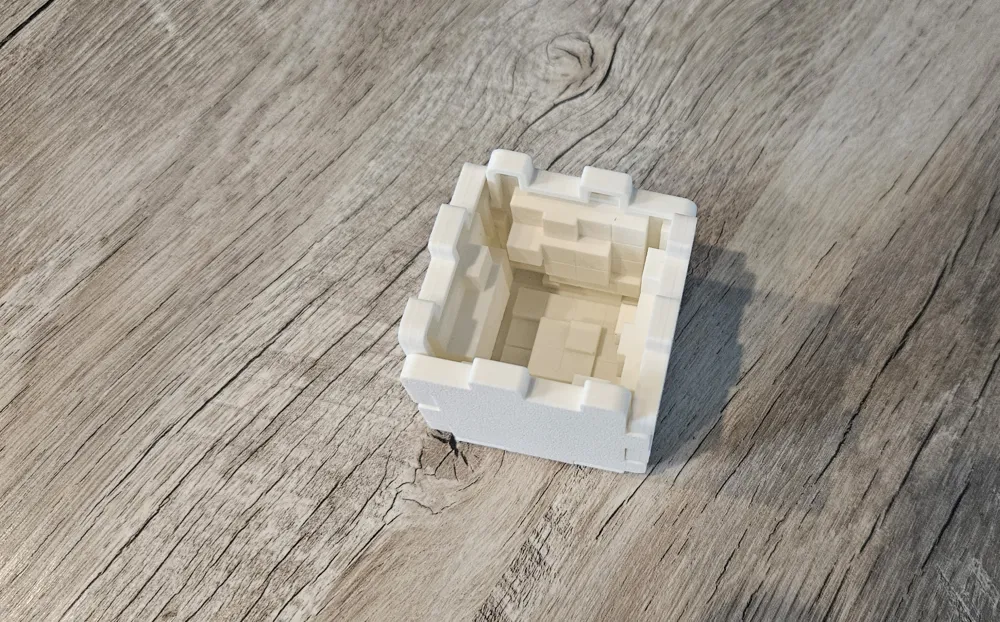 Minecraft Cube with a Surprise - Free 3D Print Model - MakerWorld