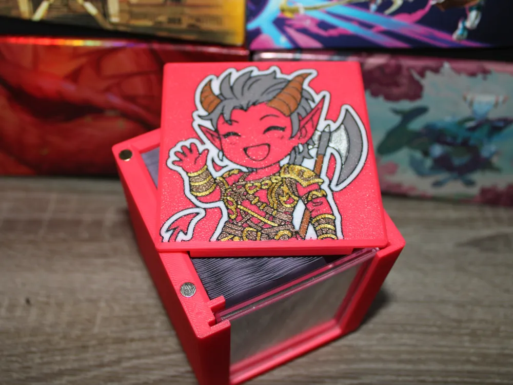 MTG EDH Commander Showcase Deck Box - Karlach - Free 3D Print Model -  MakerWorld