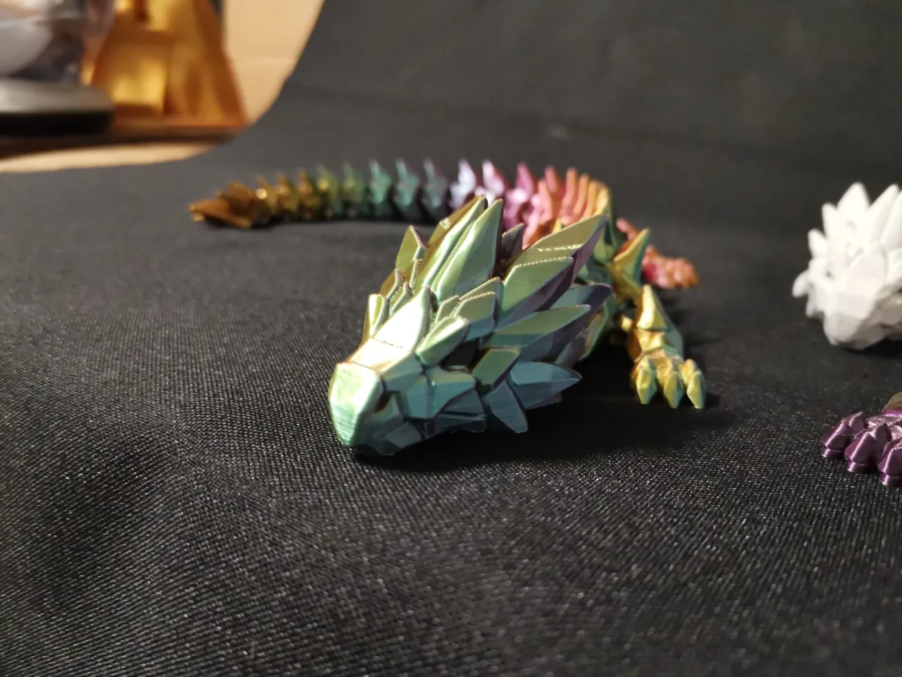 Articulated Crystal Spine Dragon view 4