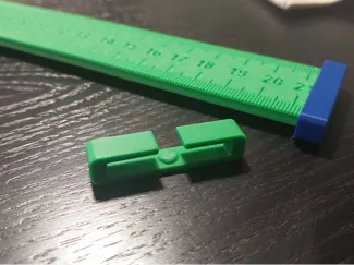 Caliper gauge clip