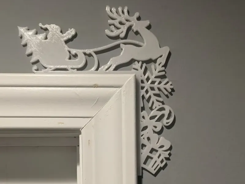 Christmas Door Corner