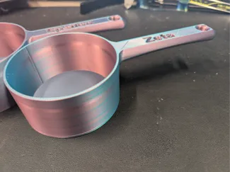 Parametric Pet Food Scoop – Custom Size & Name