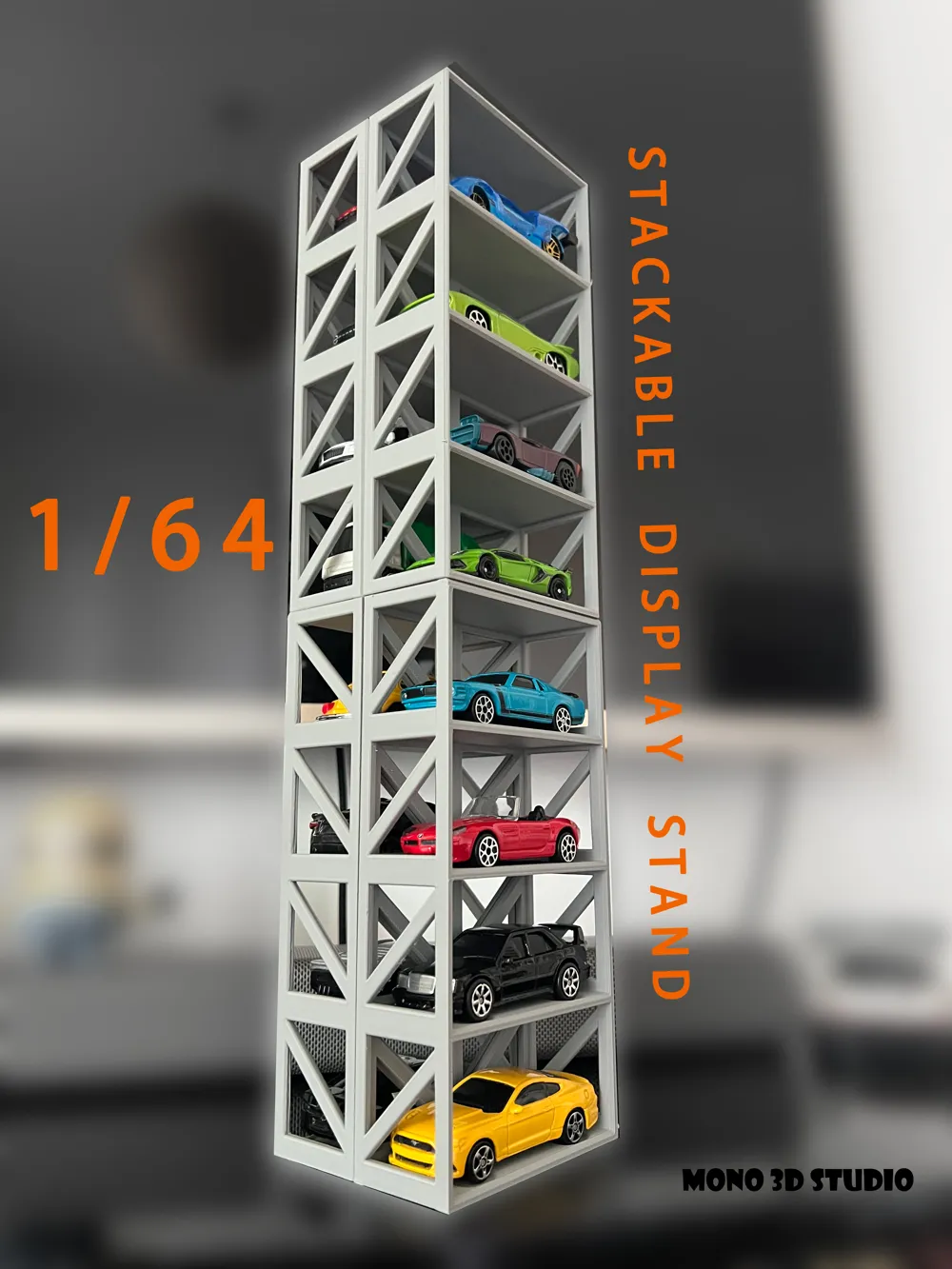 1/64 car model display rack - Free 3D Print Model - MakerWorld