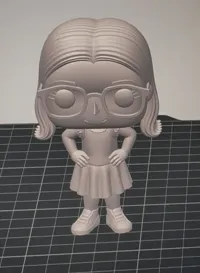 Figurine fille à lunettes style collection — photo 4