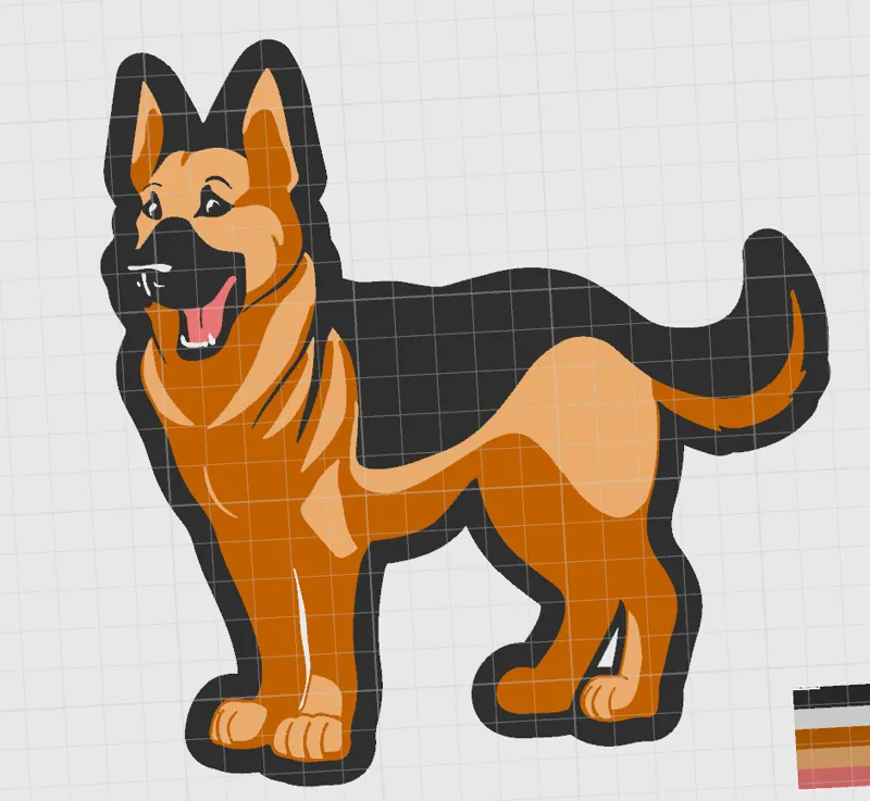 German Shephard Lightbox