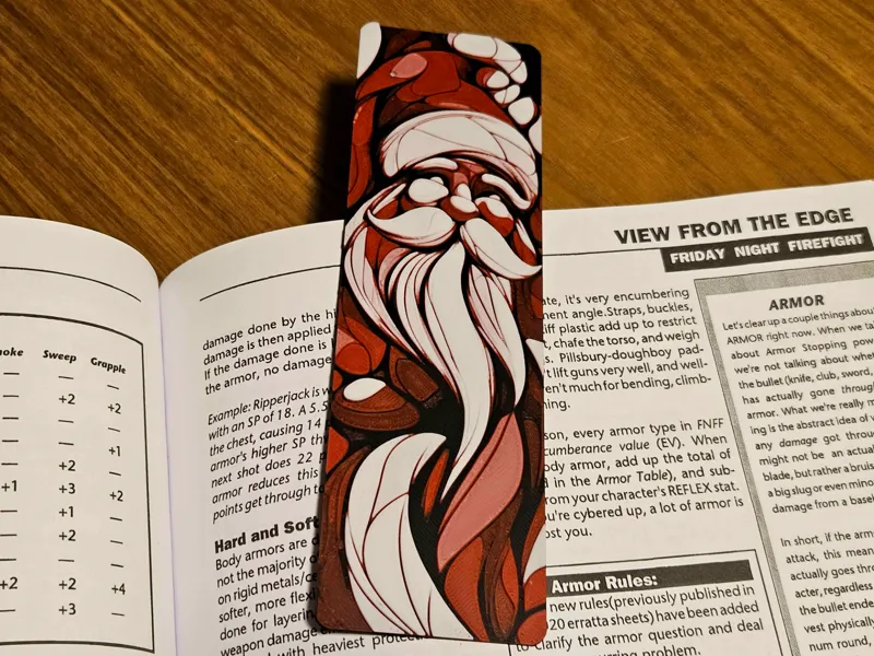 Santa Decorative bookmark