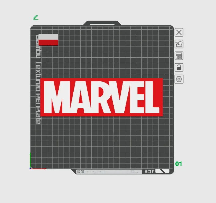 Marvel Logo by Nforce3D by NFORCE3D - MakerWorld