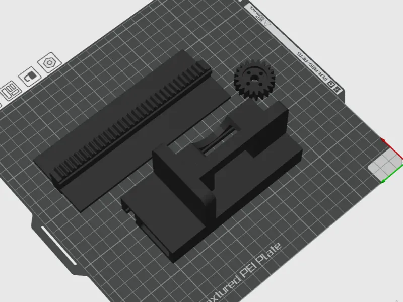 Linear  gear for SERVO