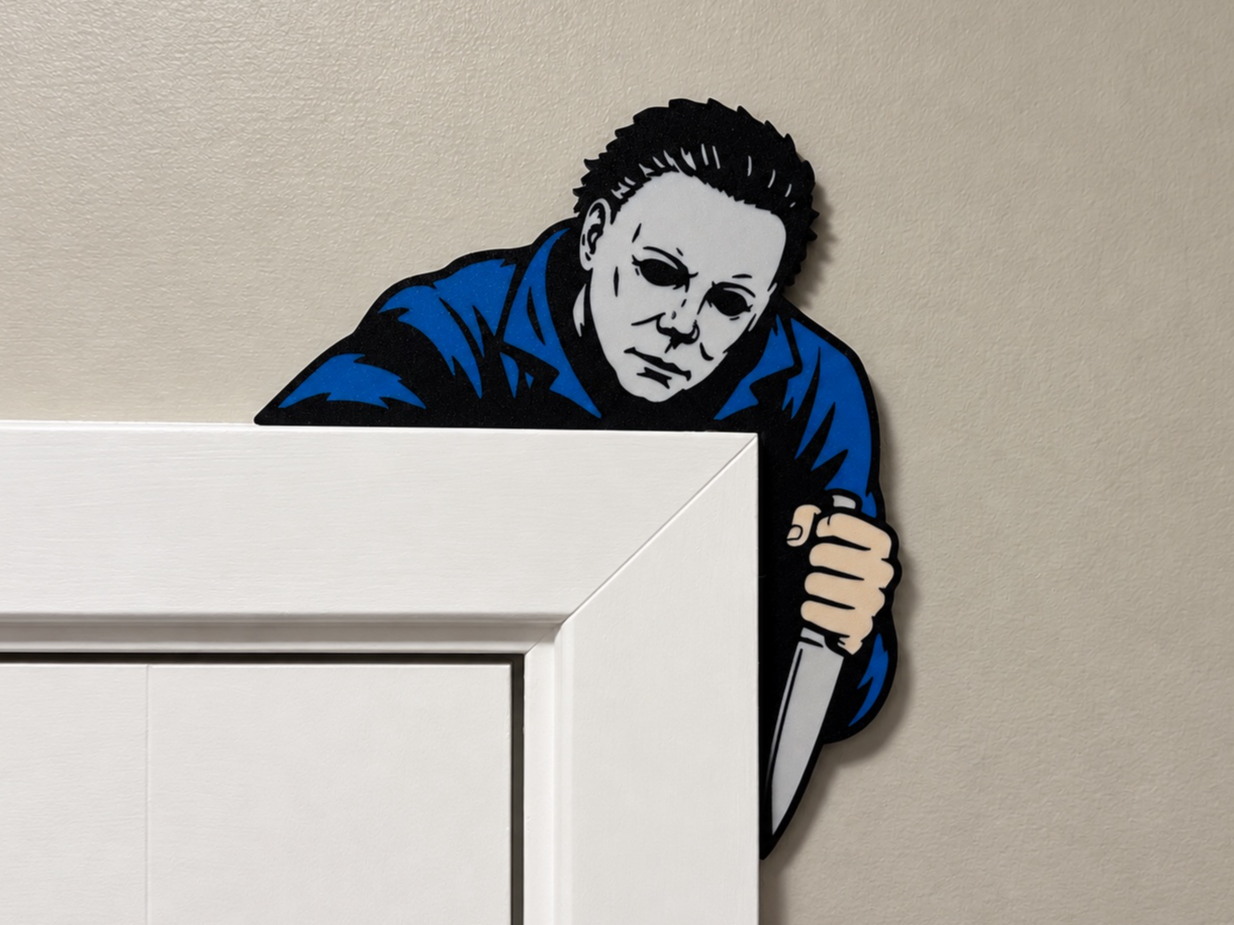 Michael Myers Door Corner - 3D printed Decor, in stock in India