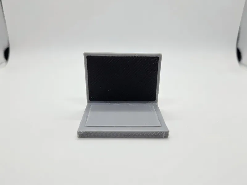 Announcer Table Laptop – 1:12 Scale Prop