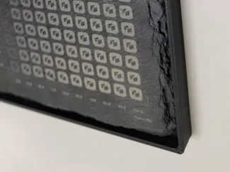 4x4 10mm Slate Square Frame