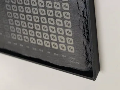 4x4 10mm Slate Square Frame