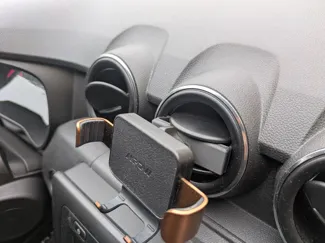 PORTA CELLULARE DACIA DUSTER BOCCHETTE ROTONDE.