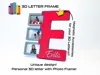 Letter E with photo frame
