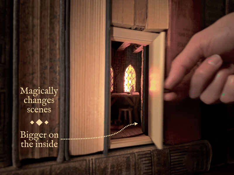 Magical Portal Book Nook
