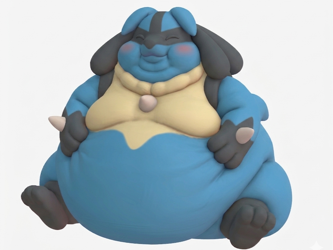 Fat Lucario Pokemon