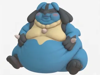 Fat Lucario Pokemon