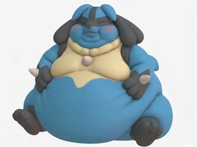 Fat Lucario Pokemon
