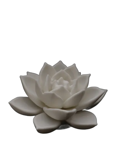 Serene Bloom – Lotus Flower Sculpture view 2