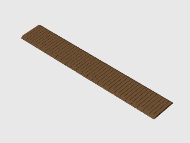 H0 flexible roadbed